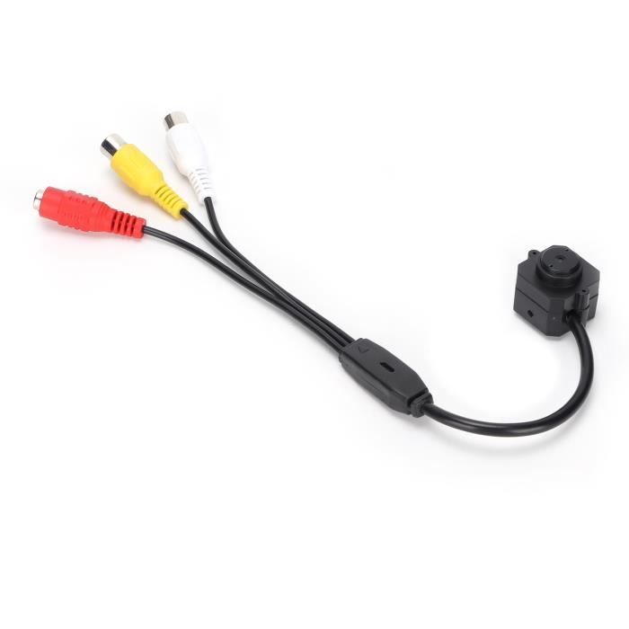 HURRISE Mini Camera Sécurité Espion Infrarouge 15m pour Maison et Bureau