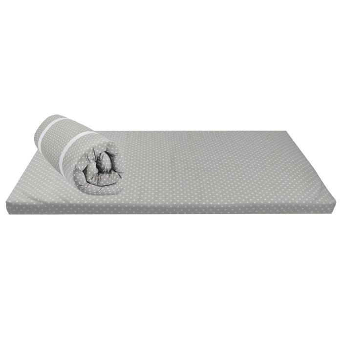 Matelas de Voyage Roulé Bébé Gris Etoiles - Cdiscount Puériculture & Eveil  bébé