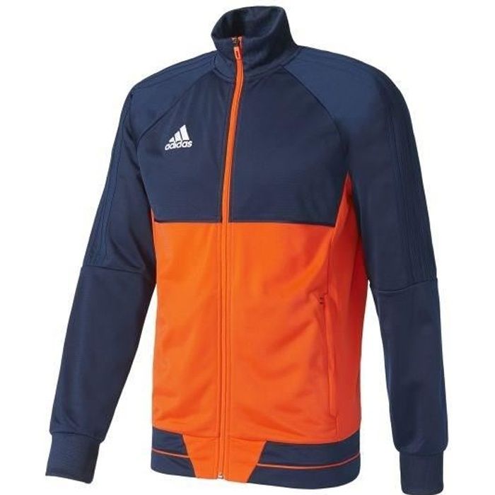 pull adidas bleu et blanc