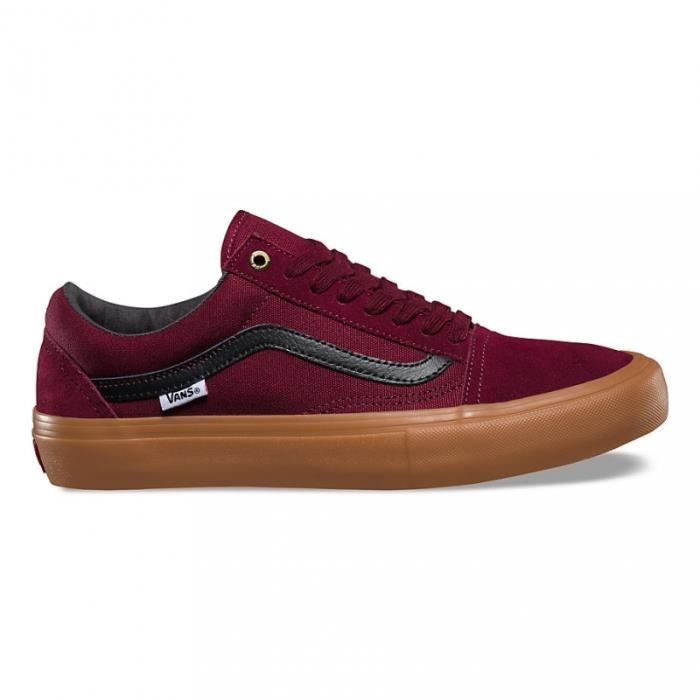 vans old skool pro shoes port blackgum