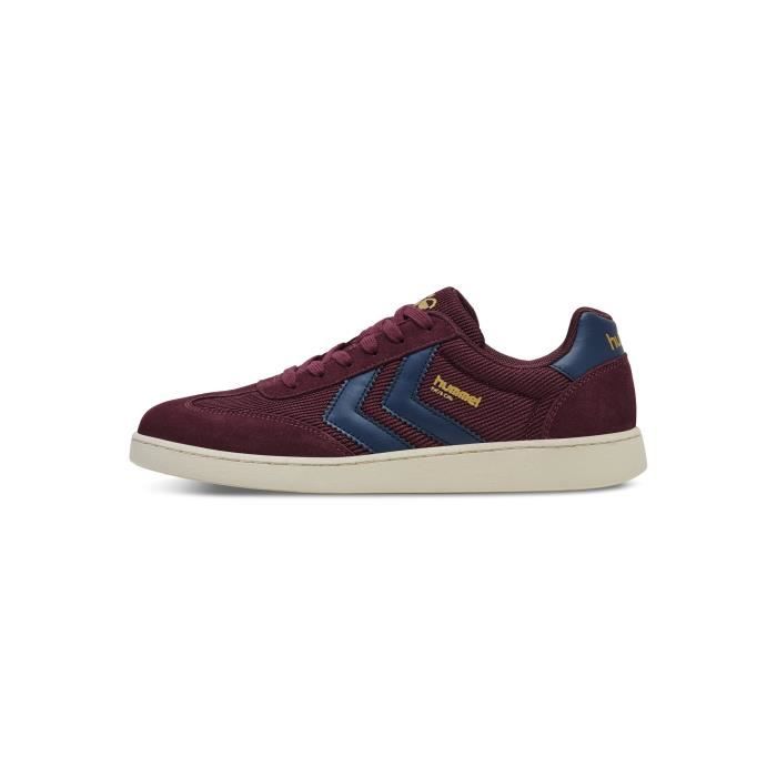 Baskets Homme Hummel VM78 CPH MS - Rouge - Taille 40 - Maille et Daim - Lacets Baskets Homme Hummel VM78 CPH MS - Rouge - Taille 40 - Maille et Daim - Lacets