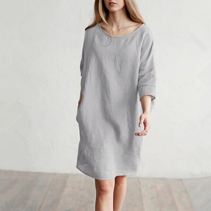 robe tunique coton