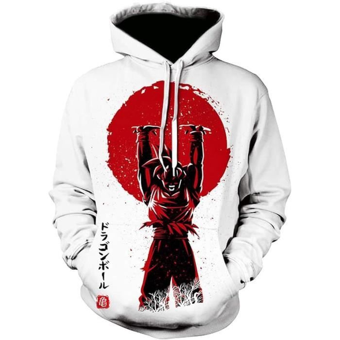 Dragon Ball Z - Ensemble De Survetement Goku Kanji Noir Blanc