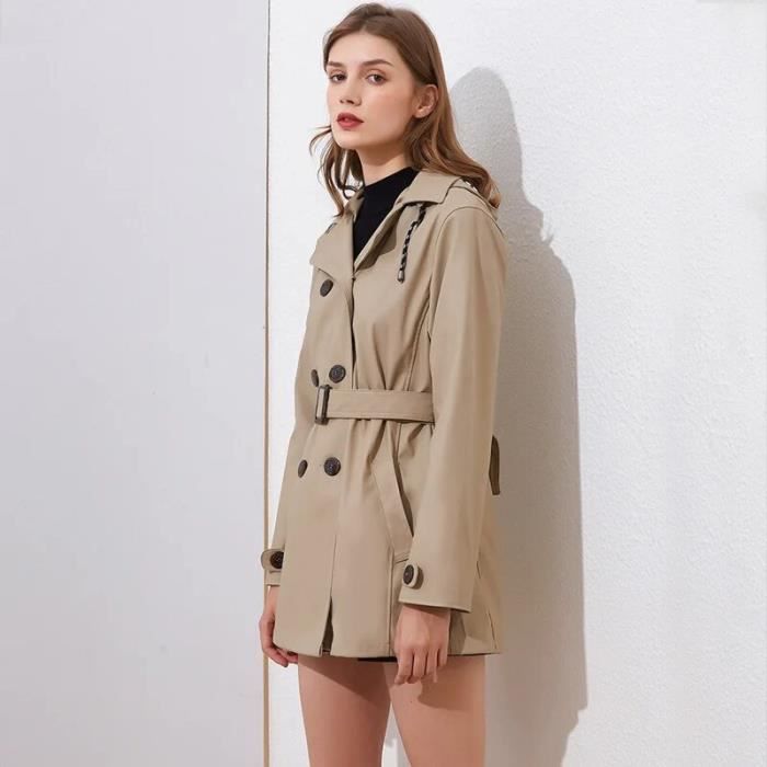 Manteau En Cuir De Style Britannique Pour Hommes, Coupe-vent Vintage, Pardessus Coupe Couvertes, Veste Longue, Vêtements D'extérieur Grande Taille, Beau Document Solide