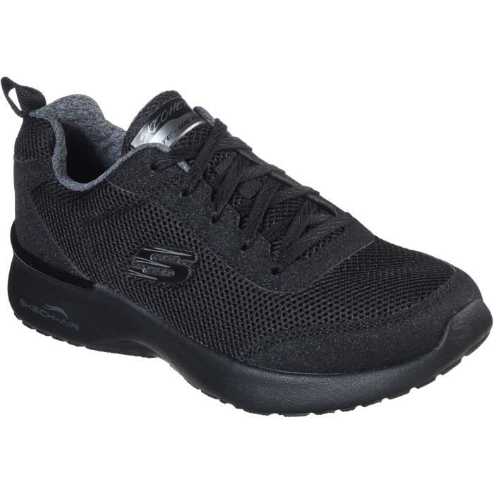 Skechers Baskets Skech Air Dynamight Fast Brak Noir Femme - SKECHERS - Plat - Lacets - Synthétique