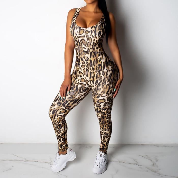 Femmes Sequin Body Col V sans Manches Plage Combinaisons