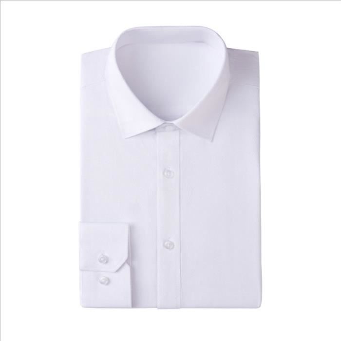 Chemise Homme Professionnelle TENCEL Blanche – Taille M (38/40), Manches Longues – Neuve Avec étiquettes, Col Classique