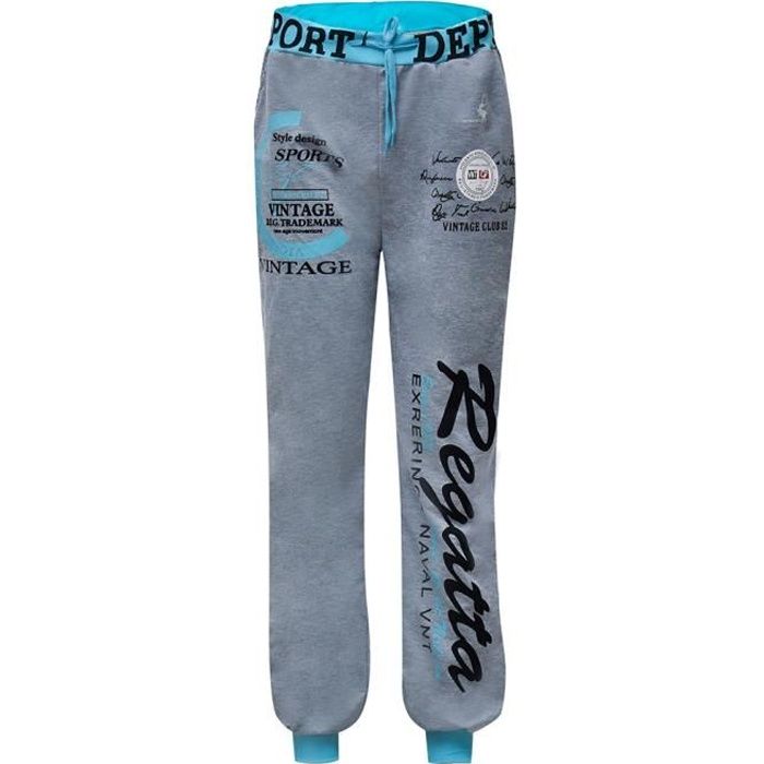 Geographical Norway Myer Pantalon Jogging Homme Imprimé – Coton Doux, Style Casual Confortable Pour Tous Les Jours