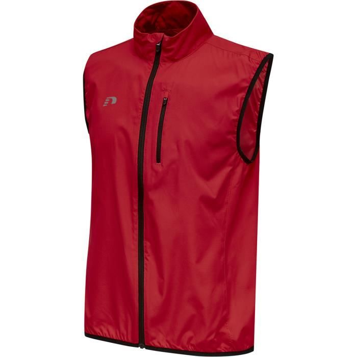 Newline Core Veste Coupe-Vent De Course Femme Rouge Taille L - Body Cut