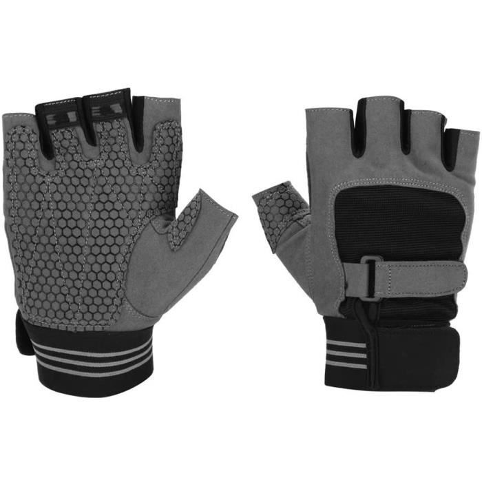 Gants De Musculation NetroxSports - Cuir Antidérapant Avec Bandage Poignet Intégré - Pour Fitness, Crossfit, Gym (Homme/Femme) - 13