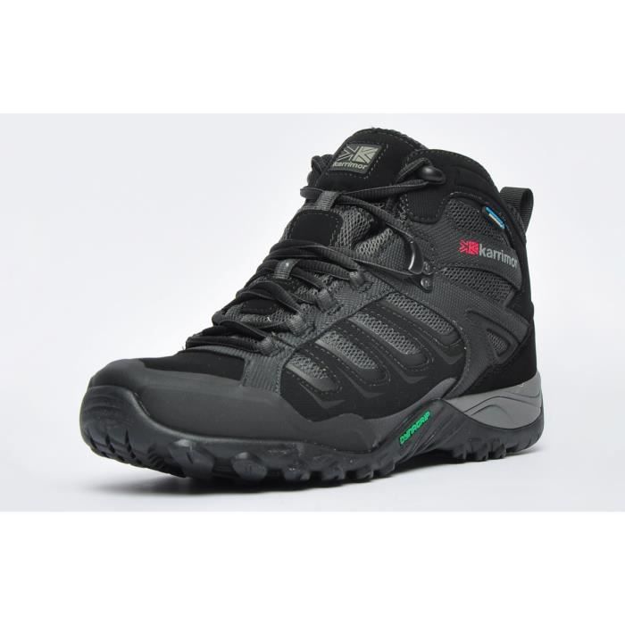 Karrimor Hombre Premium Spike 3 Zapatillas Impermeables Negro/Rojo EUR 43