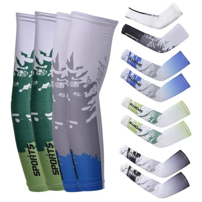 Manchons De Protection Solaire UV Y-J Home - 3 Paires, Bleu, Pour Sport Outdoor