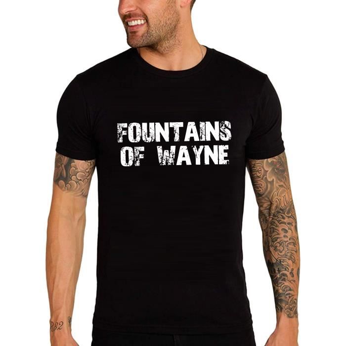 ULTRABASIC Homme Tee Shirt Fountains of Wayne TShirt Vintage Noir