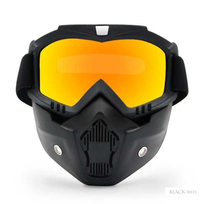 Masque De Ski OTG YH227 Ajustable - Compatible Lunettes, Anti-buée Double Couche, Protection UV400, Sangle Réglable, Pour Snowboard