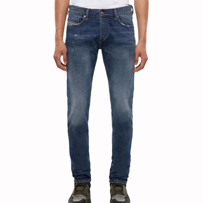 Jeans Slim Bleu Denim Homme Diesel Tepphar