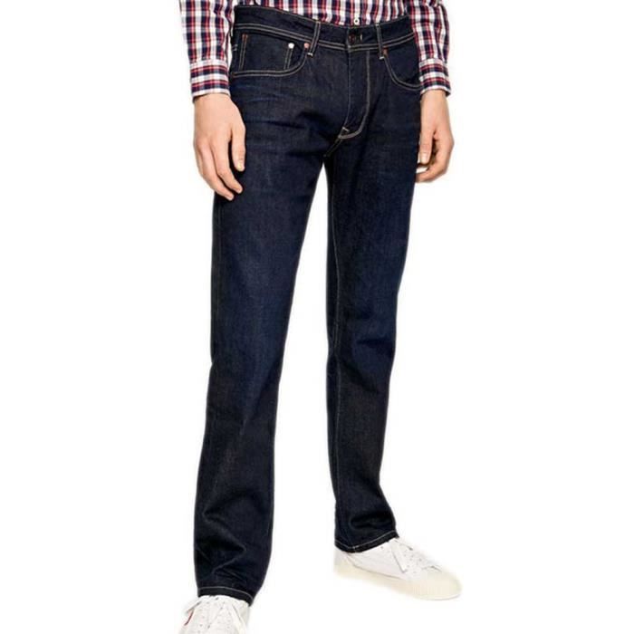 Chemise Western Homme PEPE JEANS Denim Bleu – Taille M – Boutons Pression