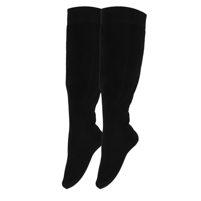 Cocila 1Pair Chaussettes Longues Jambes Compression Femmes Hommes