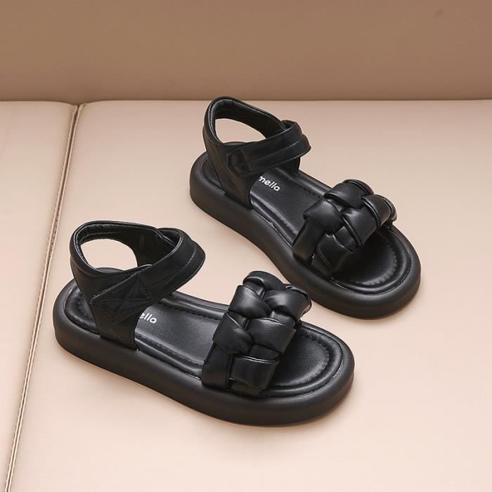 sandales fille pied fin