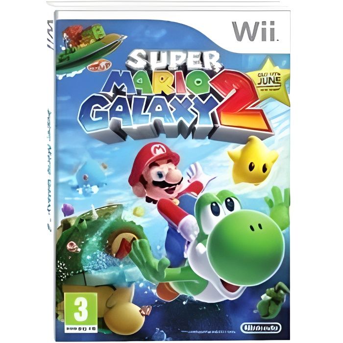 Super Mario Galaxy 2 - Ensemble complet - Wii - Plateforme - DVD - Nintendo