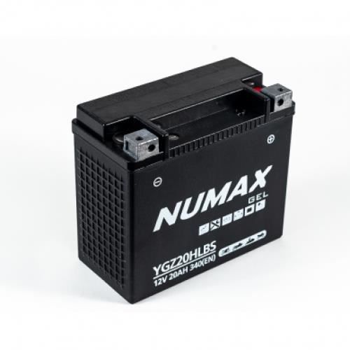 Numax YTX20L-BS 12v 18Ah AGM Motorcycle Battery