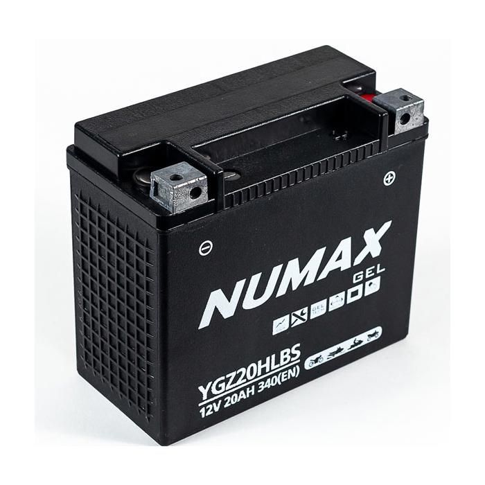 Batterie moto Numax Supreme GEL Harley YGZ20HL-BS 12V 20Ah 340A