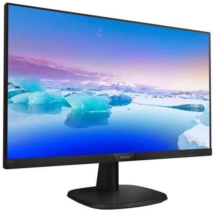 PHILIPS 273V7QJAB/00 - Ecran d'ordinateur FHD - 27 pouces - Dalle IPS 5ms - 75Hz - HDMI/DP/VGA - FreeSync