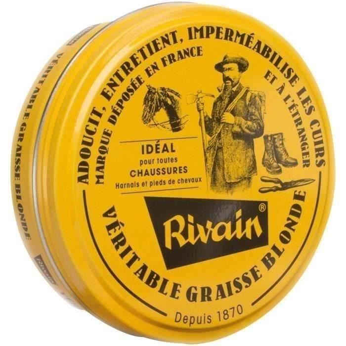 RIVAIN Graisse cuirs 100ml blonde