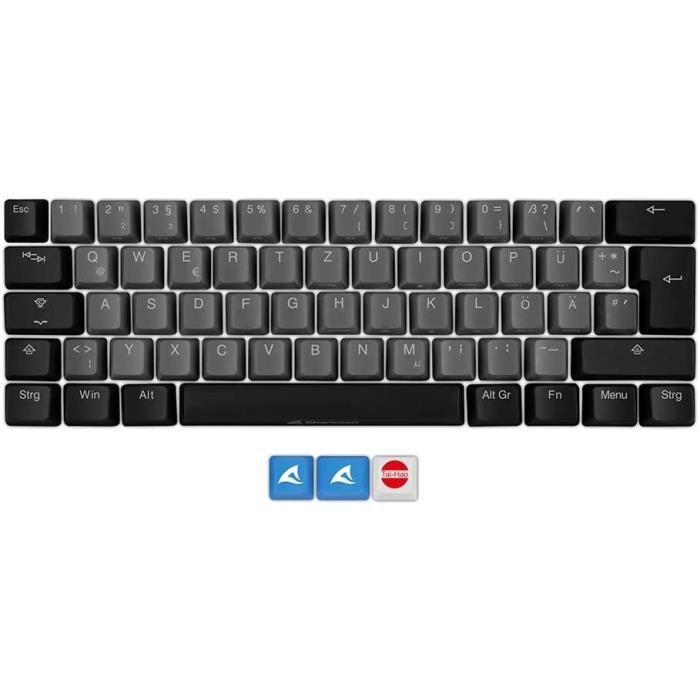 Capuchon de clavier – Sharkoon – SAC20 S4 – QWERTZ – Noir – Extracteur inclus