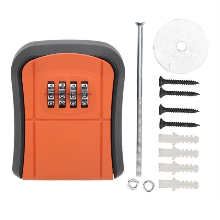 Boîte à Clés De Sécurité Extérieure Squire Keykeep 2 – Code à Combinaison, Murale, Résiste Aux Intempéries