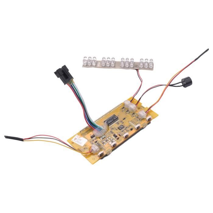 ÉCran LCD DAffichage de Scooter éLectrique 36V 8 Pouces Accessoires de Remplacement de Scooter éLectrique AdaptéS à Kugoo S1 S2 S3