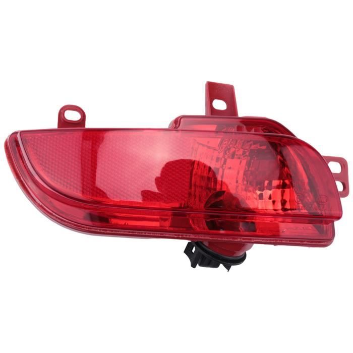Ocnvlia Feu Arrière Gauche 6350HA Avec Ampoule Pour Peugeot 206 207 - Pare-Chocs Arrière Antibrouillard Réflecteur Rouge