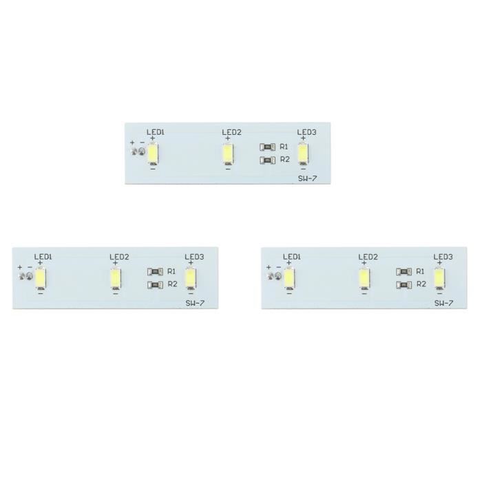 Bande Lumineuse LED Pour Réfrigérateur Bosch/Siemens – Modèle BSH9001030205 – 6V, 112x12 Mm – Facile à Installer, éclairage Puissant