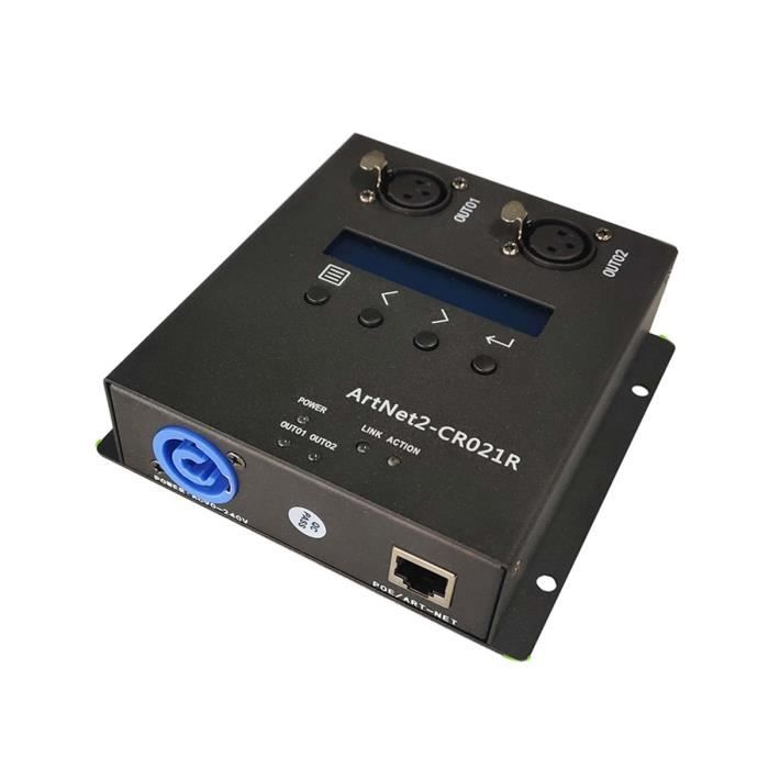 ArtNet DMX 512 Ethernet Lighting Controller Interface 2 Converter Box ...
