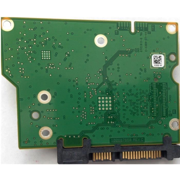 Carte PCB Contrôleur Pour Disque Dur Seagate - Référence 100687658 Rev B/C - Compatible ST2000DM001, ST500DM002, Etc.