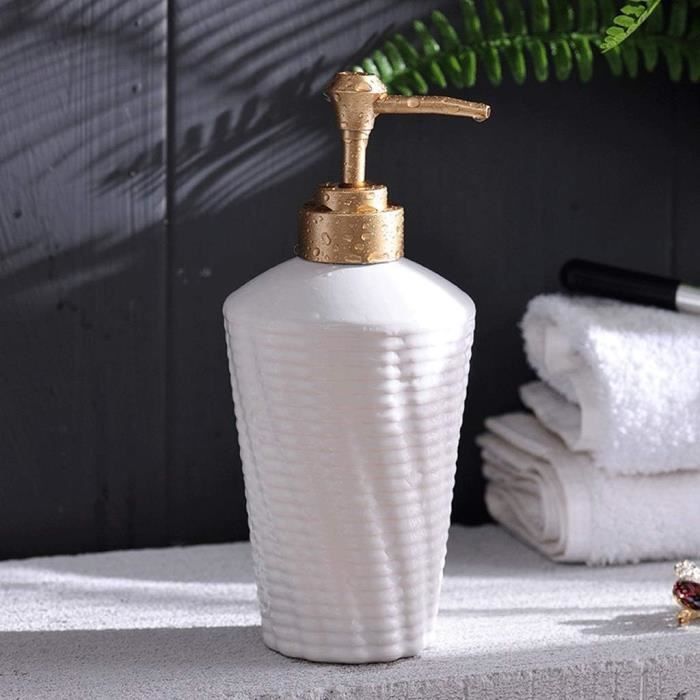 Distributeur de savon en céramique Badi - Jaune - 320 ml | Leroy Merlin Distributeur de savon en céramique Badi - Jaune - 320 ml | Leroy Merlin