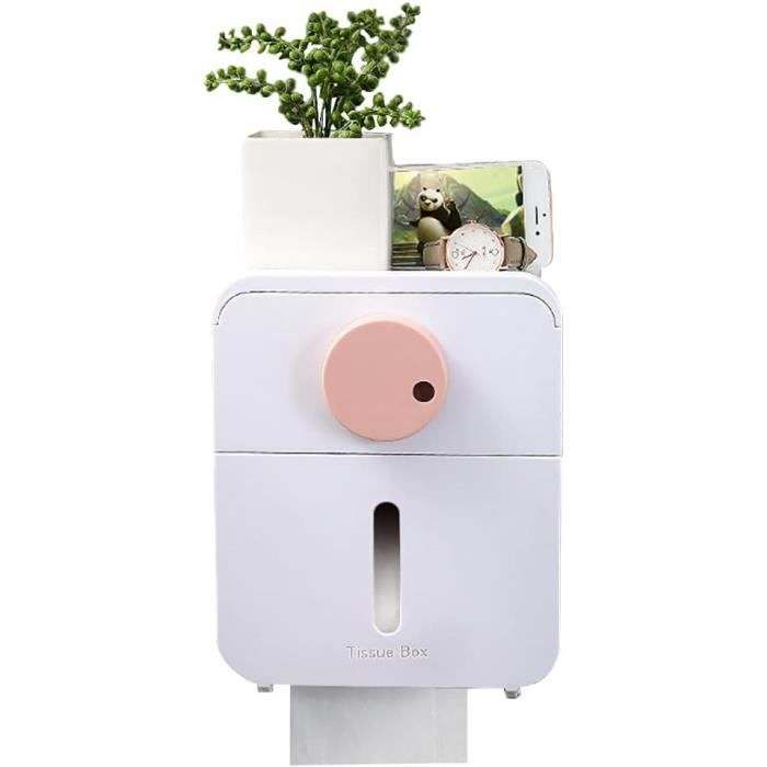 Porte Rouleau Papier Toilette Mural
