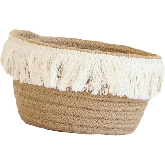 Panier De Rangement En Osier Pour Panier De Pique-nique, Avec Poignée