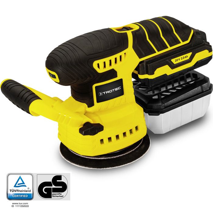 Ponceuse excentrique sans fil TROTEC PESS 10-20V