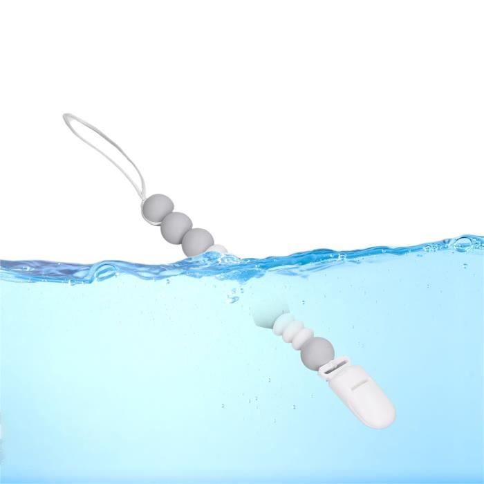 Lot de 2 sucettes en silicone Little Viking T1 ocean view/cream | igg