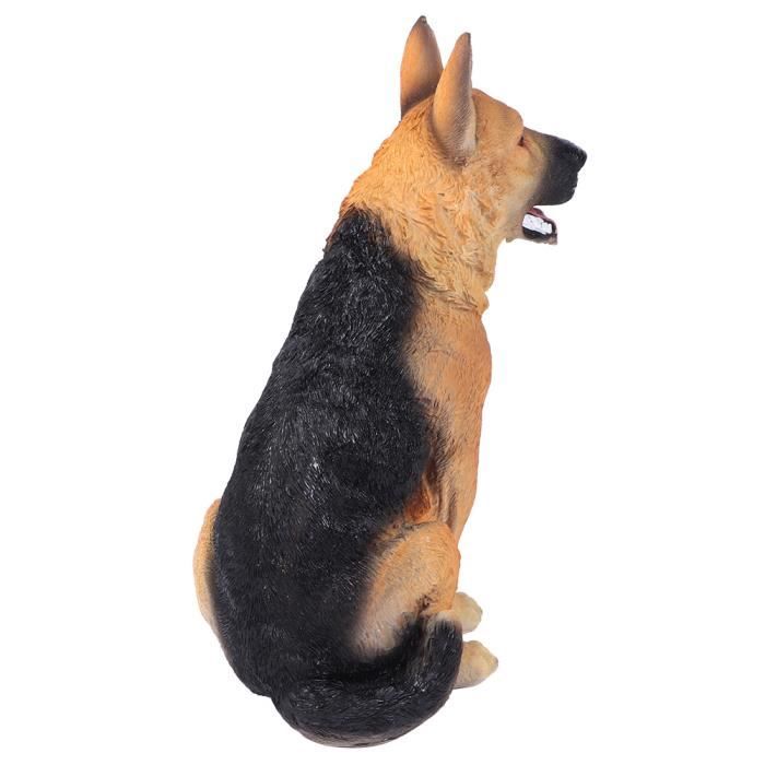 Shiba Inu Figurines Chien Statue Sculpture Fitness Oeuvre Ornement pour Décoration de Bureau