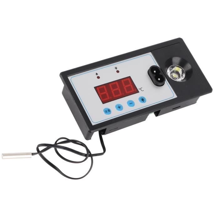 Comparer les prix de VGEBY Thermostat d'incubateur d'œufs intelligent avec lampe œuf, contrôleur de température et capteur de précision