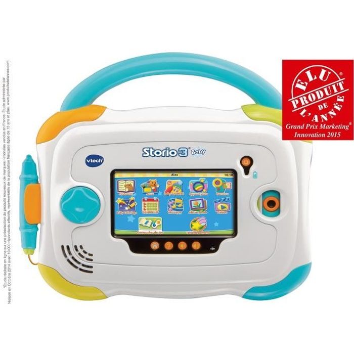 Tablette Éducative Storio 2 Baby VTech - Pour Bébès Dès 18 Mois | Coque Silicone Offerte, Écran Tactile, Apps