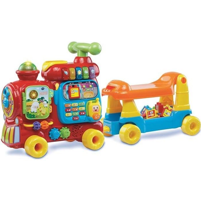 Porteur Maxi Trotti Loco 5 en 1 - VTECH BABY - Rouge - Musical