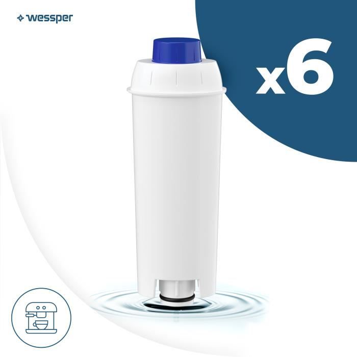 3x Wessper Filtres à eau pour DeLonghi ECAM Magnifica S 23.420.SR 
