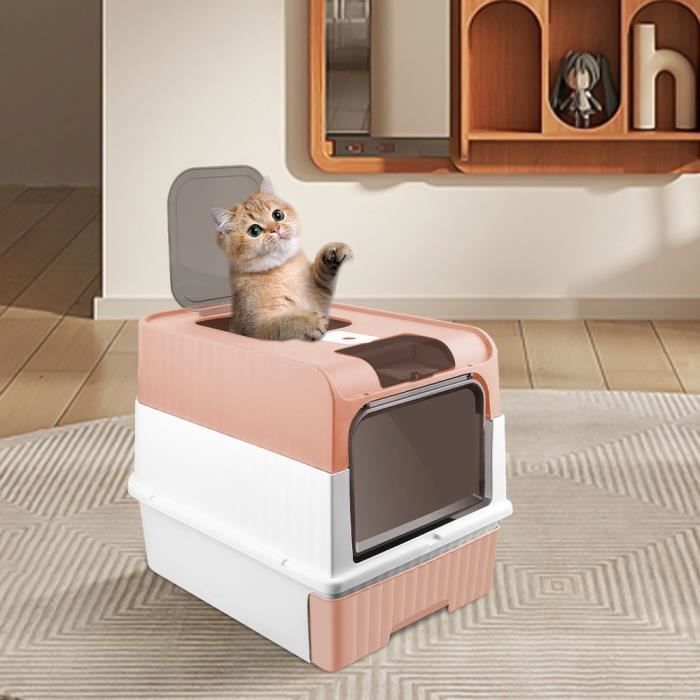 Meilleurs prix pour Bac à Litière - XUANYU - Maison de Toilette Chat - Anti Odeur - Grande Capacité - Résine PP