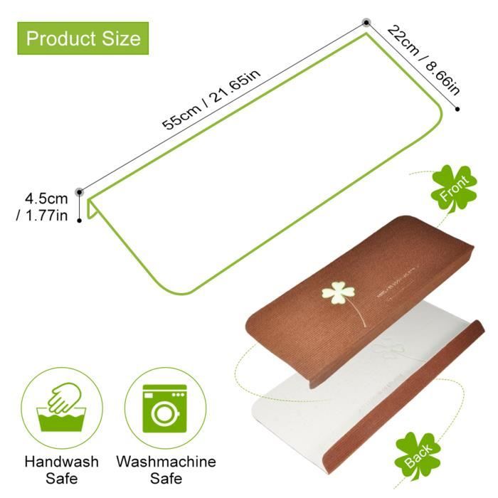 Tapis D'escalier Lumineux Akozon - Lot De 5, Adhésif PVC Sans Colle - Anti-dérapant, Absorbe Le Bruit - Motif Trèfle