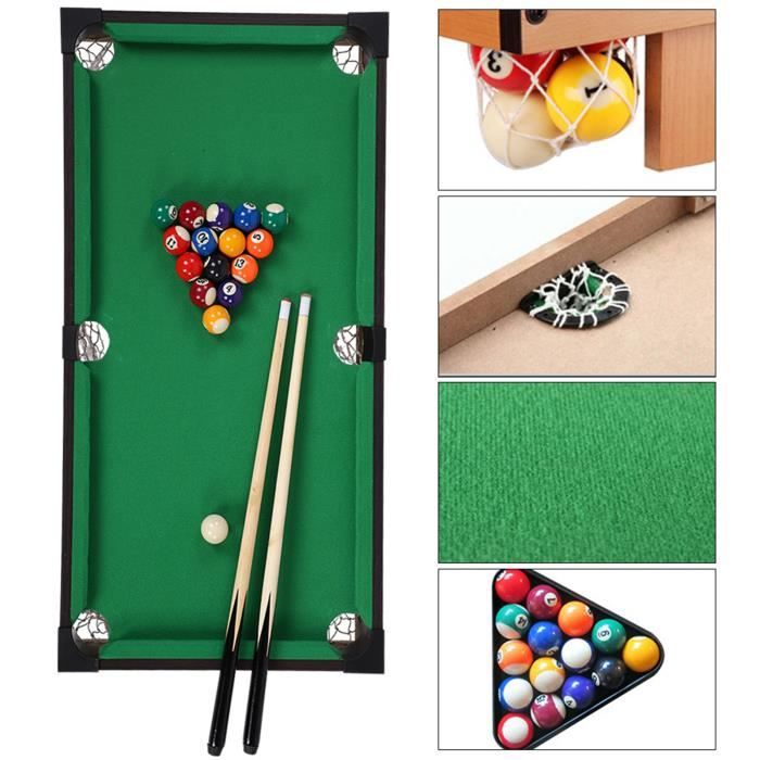 Lot De 16 Mini Boules De Billard En Résine - Diamètre 25 Mm - Pour Jeux, Décoration, Accessoires De Table - Loisirs Et Sports
