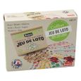 JEUJURA - Jeu De Loto - Coffret En Bois - Mixte - A partir de 3 ans - 48 cartes de loto en bois-1