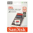 Carte Mémoire micro SDXC SanDisk Ultra 512 Go Vitesse de Lecture Allant jusqu'à 150MB/S, Classe 10, U1, A1 Adaptateur SD inclus-1