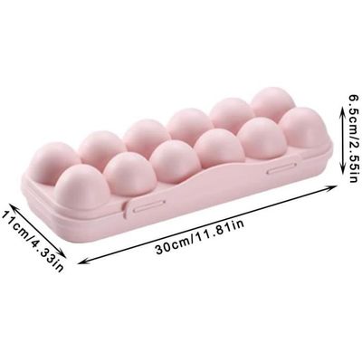 Boîte à œufs Portable Avec Mousqueton - 2 Compartiments - Transparente - Parfaite Pour Frigo, Pique-nique Ou Voyage - 7